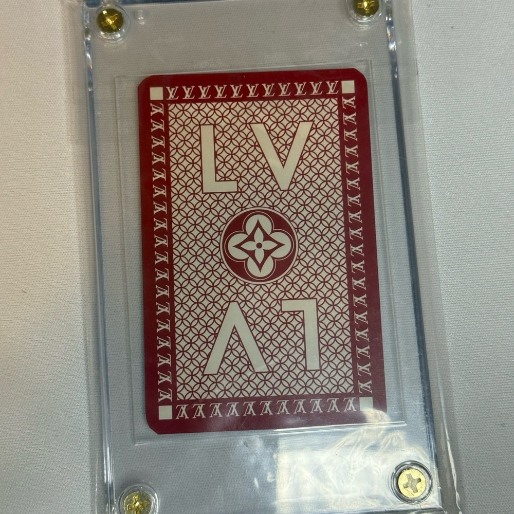 Louis Vuitton One of Diamonds Playing Card -Collector’s Piece